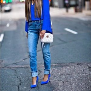 JustFab Royal Blue pumps